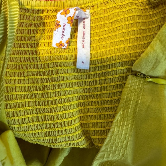 Anthropologie color-blocked strapless dress size 4 - Picture 8 of 8